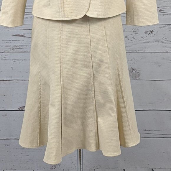 Nanette Lepore Blazer and Skirt set Ivory - Picture 9 of 16
